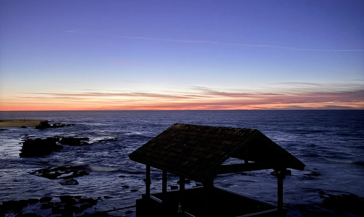 Sunset on the San Diego coast